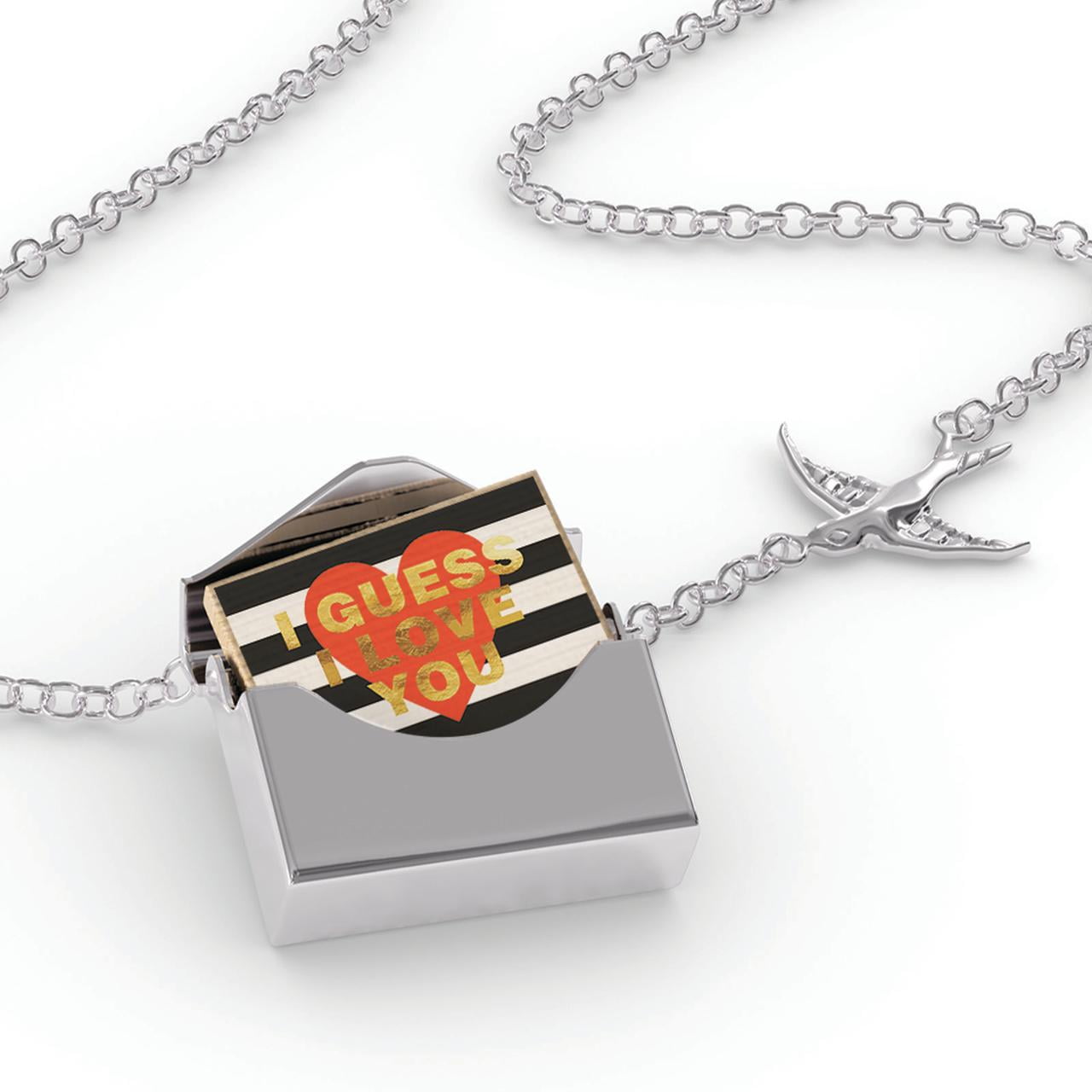 Guess love heart necklace hotsell
