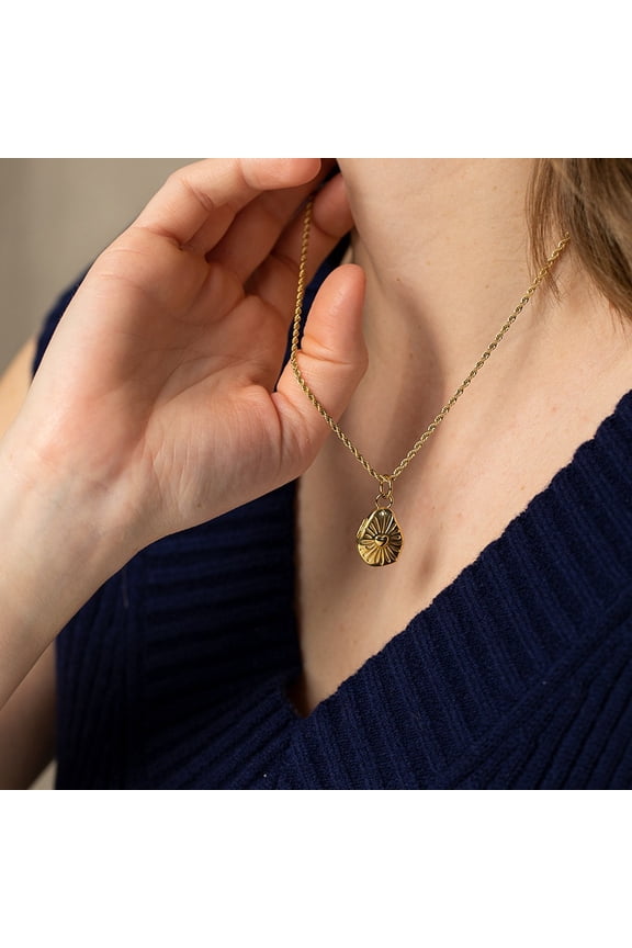 Locket Necklace Locket that Holds Pictures Personalized Heart Oval Birthstone Locket Necklace for Women
