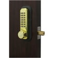 thumbnail image 1 of Lockey 2210BB 2000 Series Keyless Entry Single Combination Mechanical Knob Set - Brass, 1 of 2