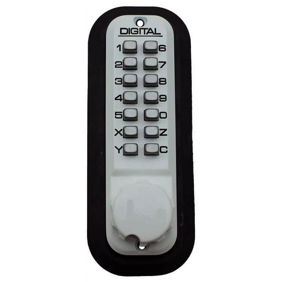 Lockey 2210-WH-DC Mechanical Keyless Deadbolt Double Sided Combination - White