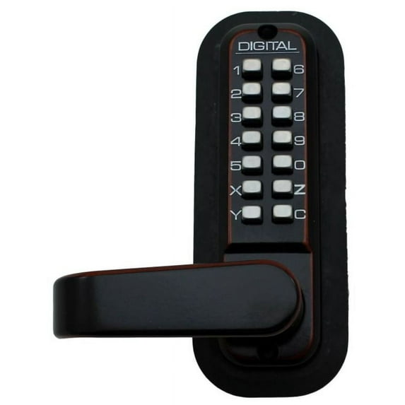 Lockey 2835Dc 2000 Series Keyless Entry Double Combination Mechanical Lever Set - Bronze