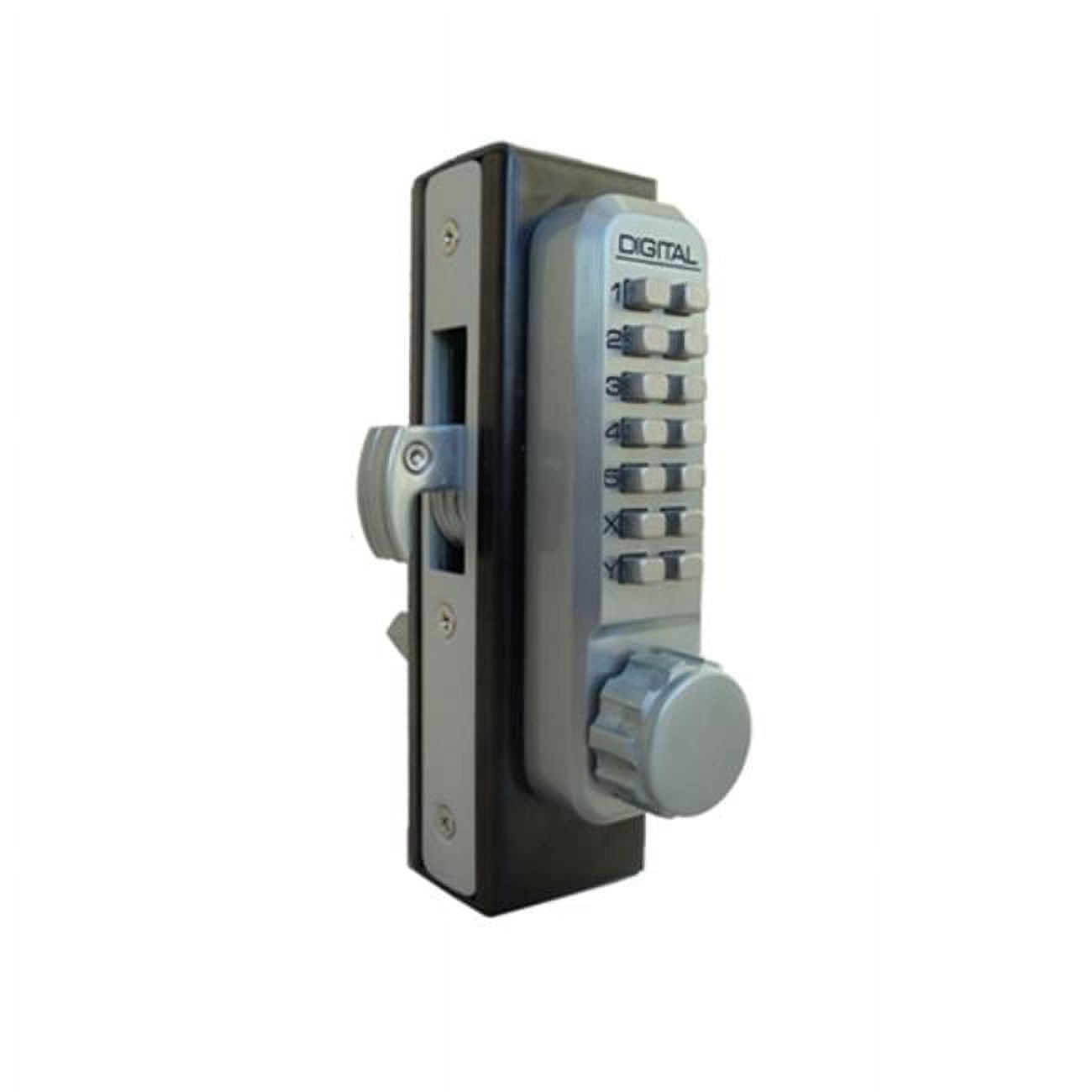 Lockey 2950-AB Mechanical Keyless Narrow Stile Hook Bolt - Antique Brass