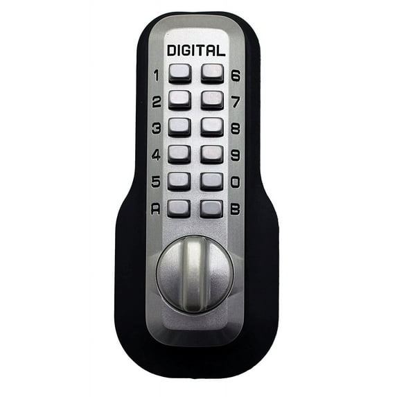 Lockey Digital M210 Mechanical Keyless Entry Bump Proof Deadbolt Door Lock Satin Nickel Finish