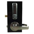 thumbnail image 1 of Lockey GB-210-DC-KIT-AL Lever Mechanical Keyless Deadbolt Double Sided Combination - Weld In Kit With Passage Lever Aluminum Gate Box, 1 of 1