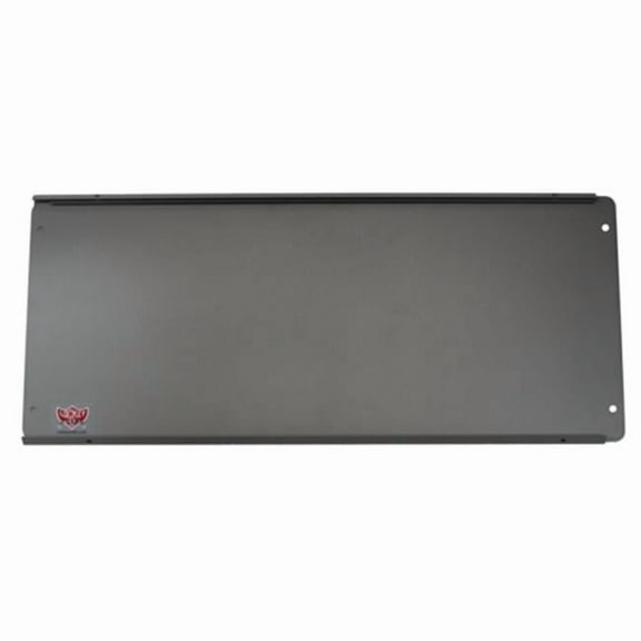 Lockey PS-12 Black - 12 in. Tall Panic Shield Blank Powder Coated