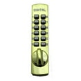 thumbnail image 1 of Lockey  Surface Mount Slide Deadbolt Bright Brass, 1 of 1