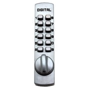 Lockey Surface Mount Slide Deadbolt Satin Nickel
