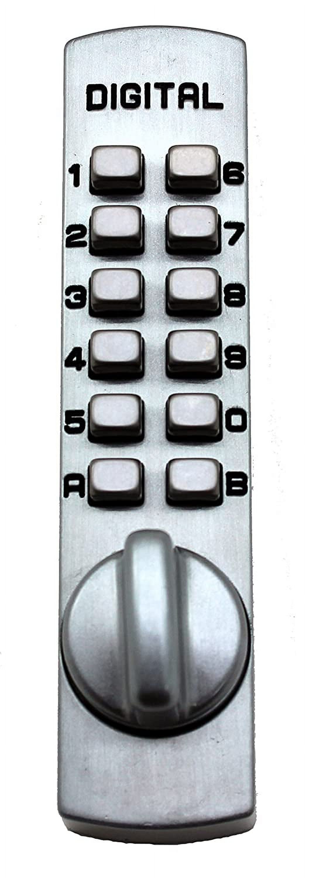 Lockey USA C120AB Surface Mount Slide Bar Lock, Antique Bronze, Keypad