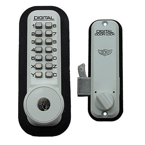 Lockey USA Mechanical Keyless Combination Hook Bolt Lock with Key Override