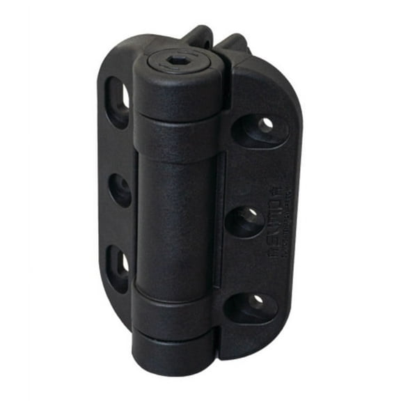Lockey USA Sumo SSCHD Adjustable Self-Closing SafeClose Heavy-Duty Gate Hinges, Black