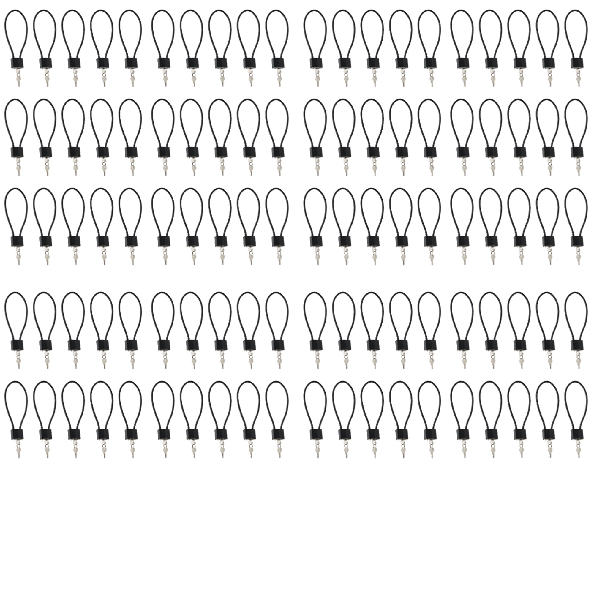 Lockforall Cable Gun Locks with Keys Keyed Alike 15" Cable Gun Safe