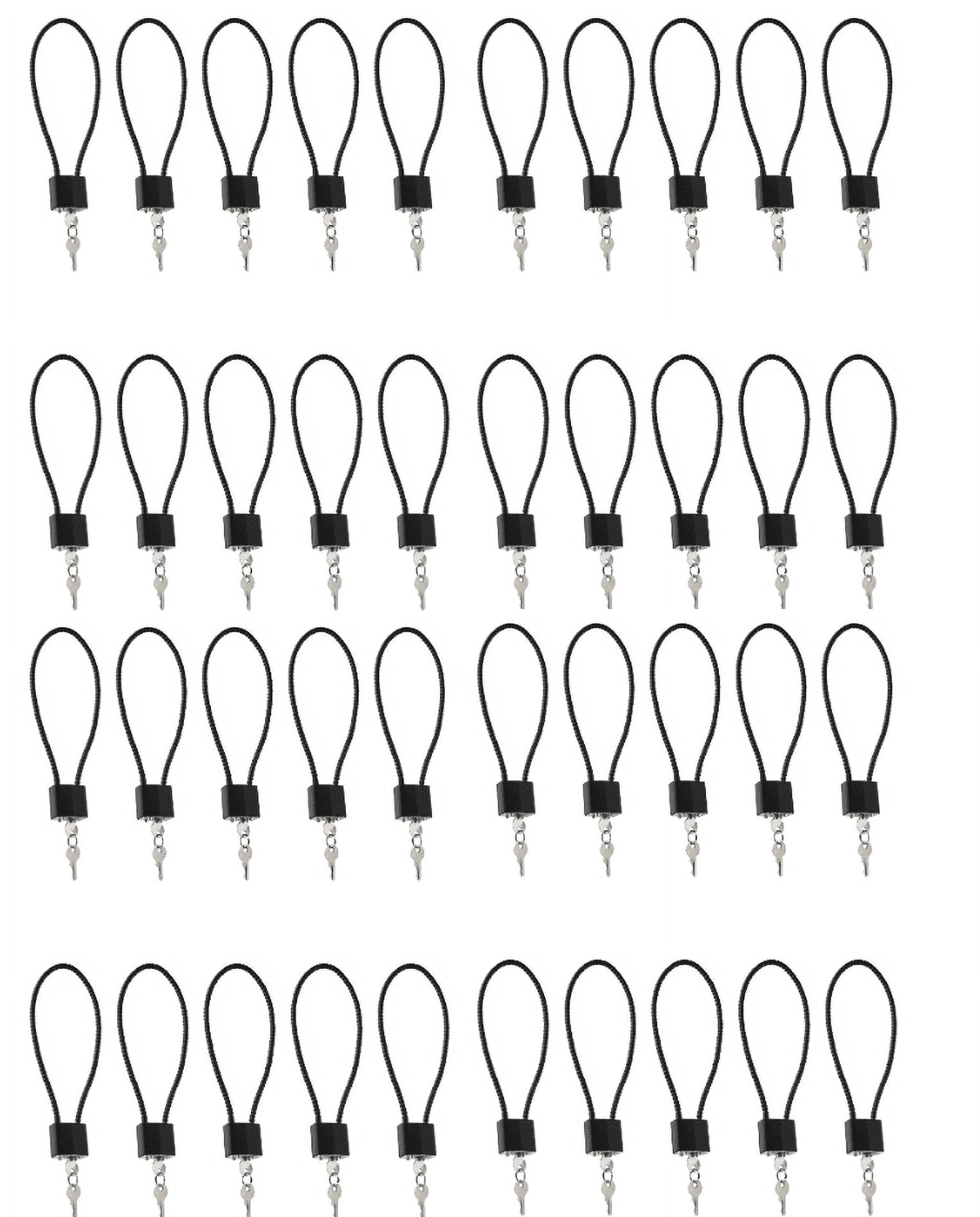 Lockforall Cable Gun Locks with Keys Keyed Alike 15" Cable Gun Safe