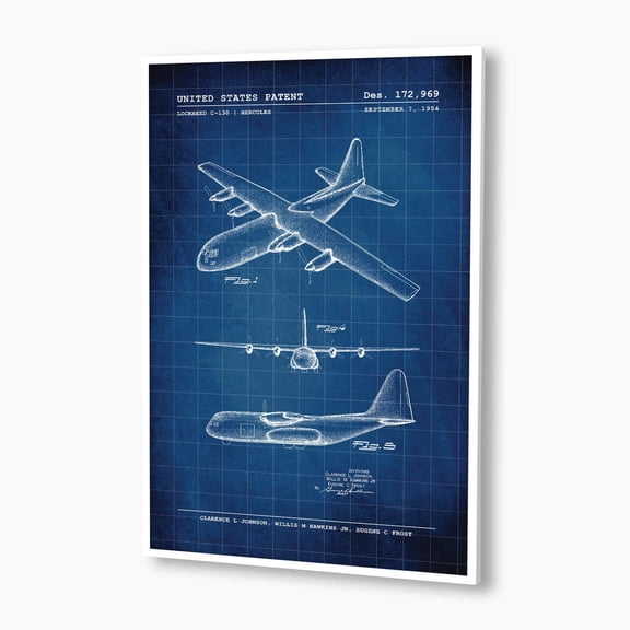 Lockheed C-130 Herculus Patent Poster