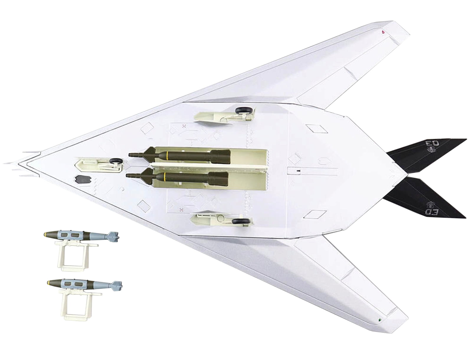 Lockheed F117A Nighthawk Stealth Aircraft "Toxic Death" (1991) "Air Power Series" 1/72 Diecast