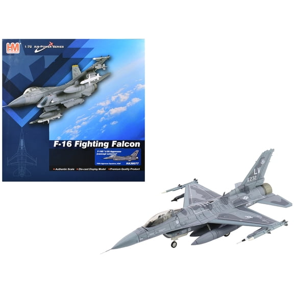 Lockheed F-16C Fighting Falcon Fighter Aircraft "J-20 Aggressor Concept Scheme" US Air Force 1/72 Diecast Model by Hobby Master