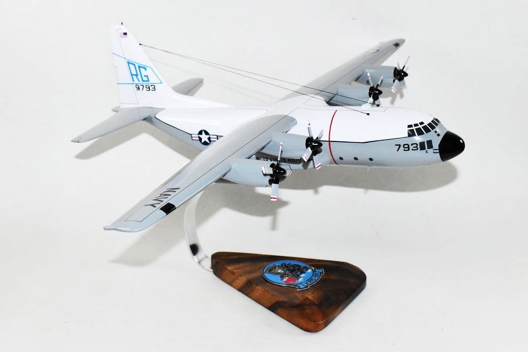Lockheed Martin® C-130F Hercules, VRC-50 Foo Dogs, Mahogany, 1/74 (21 ...