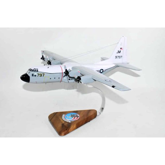 Lockheed Martin® C-130F, VR-24 (1984) Model, Mahogany 1/74 (21") Scale Model