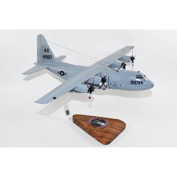 Lockheed Martin® C-130T Hercules®, VR-53 Capital Express, Mahogany 1/74 (21") Scale Model