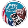 thumbnail image 1 of Lockheed Martin® F-16 Fighting Falcon® Patch – Sew On, Officially Licensed, 3.5", 1 of 2