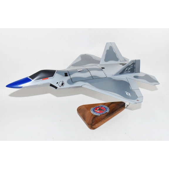 Lockheed Martin® F-22 Raptor®,149th FS SIC Semper Tyrannis, 18", Mahogany Scale Model