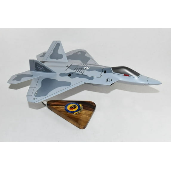 Lockheed Martin® F-22 Raptor®, 19th FS Gamecocks, 18" Mahogany Scale Model