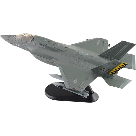 HM Hobbymaster F-35B Black Death 170064 Military Aircraft Replica, 1:72 Scale, Multicolor