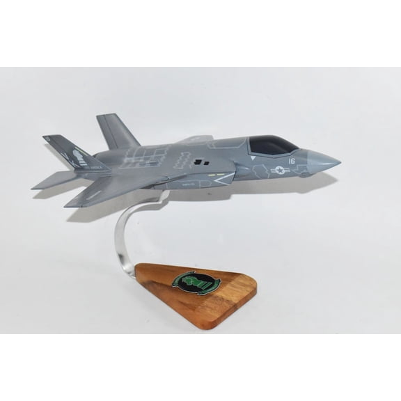 Lockheed Martin® F-35B Lightning II®, VMFA-121 Green Knights 2021, 18" Mahogany Scale Model