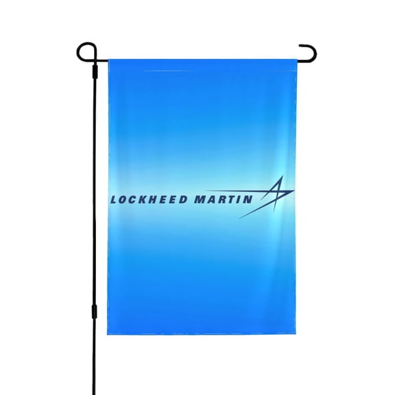 Lockheed Martin Garden Flag 12.5 X 18 Inch Double Sided, Decorative Flag Balcony Courtyard Indoor Welcome Garden Flag