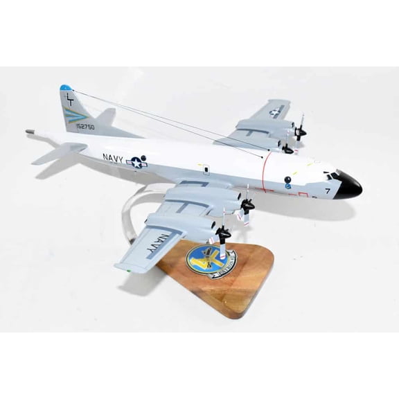 Lockheed Martin® P-3B Orion, VP-62 Broadarrows (1986), 18" Mahogany Model
