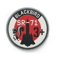 thumbnail image 1 of Lockheed SR-71 Blackbird Skunk Patch, 4.5" diameter PAT-0149, 1 of 2