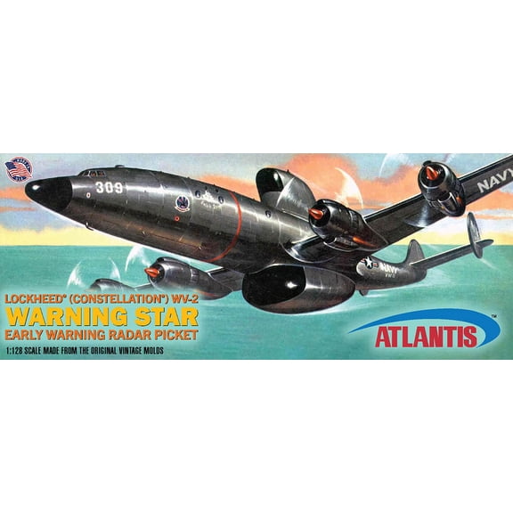 Lockheed WV-2 Warning Star Early Warning Radar Picket United States Navy (USN) 1:128 Scale Model Kit