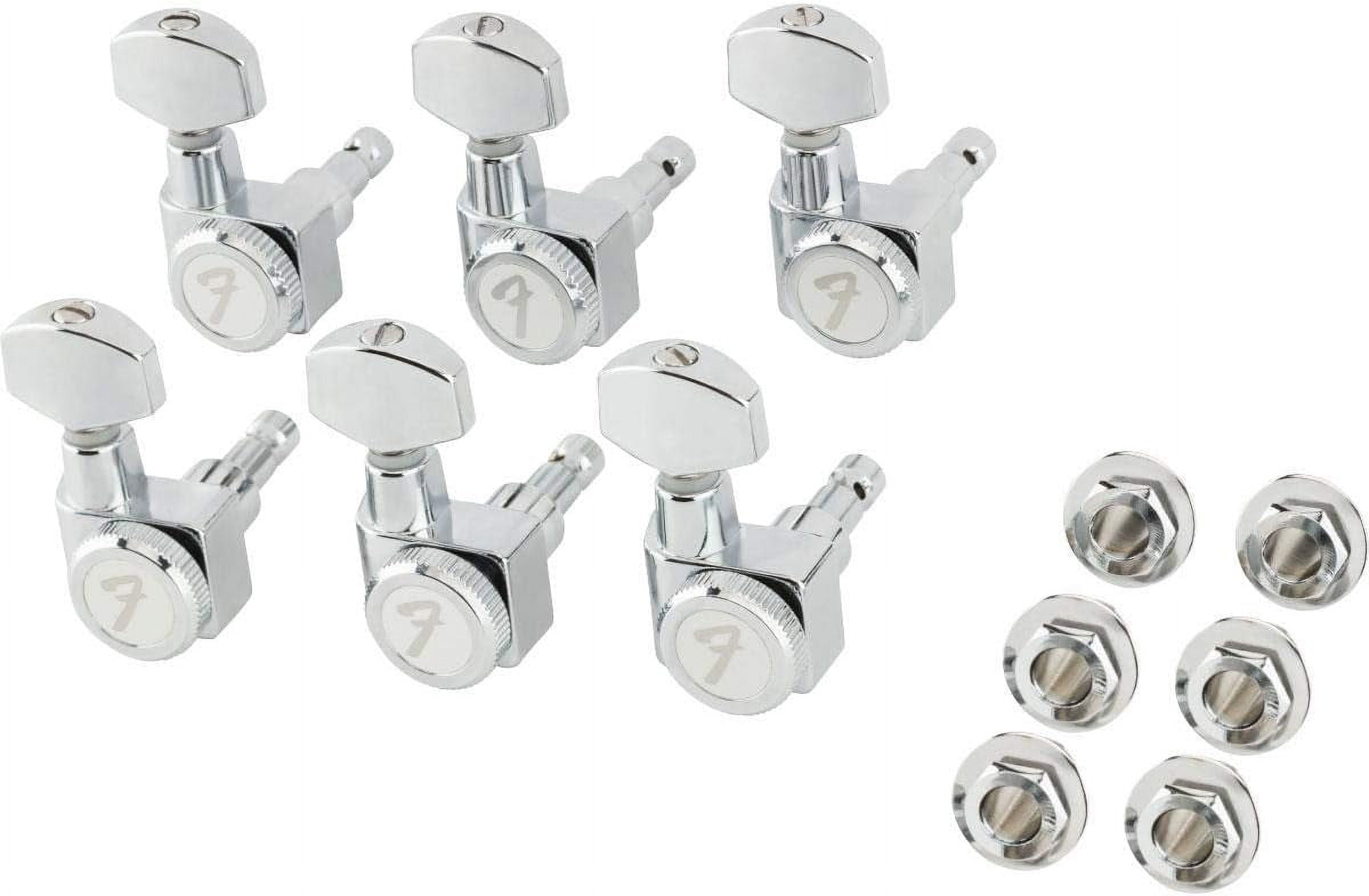 Locking All Short Post Guitar Tuners, Chrome