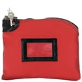 thumbnail image 1 of Locking Bag - 10W x 8H - Red Canvas - Money Bag - Deposit Bag, 1 of 1
