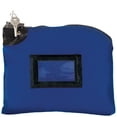 thumbnail image 1 of Locking Bag - 10W x 8H - Royal Blue Canvas - Money Bag - Deposit Bag, 1 of 1