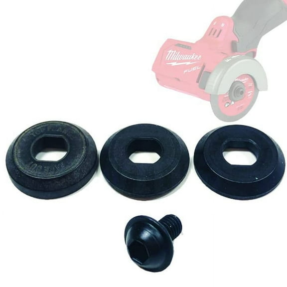 Locking Bolt / Top & Bottom Flange 4 Pcs Set Compatible For Milwaukee 2522-20 3" Cut Off 14-46-2075 Part