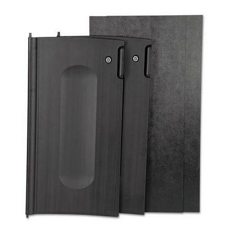 Locking Cabinet Door Kit (Black) for Rubbermaid Cleaning Carts