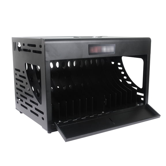 Locking Charging Station for 16 Devices | Simultaneously Charge Laptops and Chromebooks in Classroom | Cold Rolled Steel with Hollow Structure | No Assembly Hassle