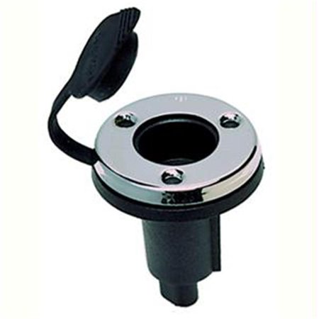 Locking Collar Pole Light Mounting Base - 2 Pin - Round -
