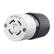 Bryant LckCon,Strt;30 A;Blk; White,Nyl,L15-30R 71530NC