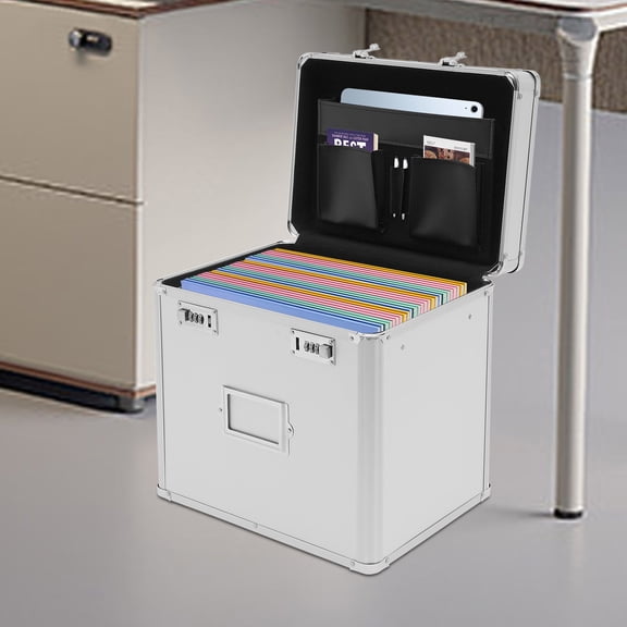 Locking File Organizer Box, Great for Homes, Offices, Hospitals, Hotels, Schools, Shopping Malls, Banks, and Other Places, to Store Files and Other Items