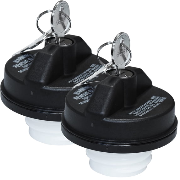 Locking Gas Cap - 2 PACK Premium Locking Fuel Cap