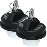 Locking Gas Cap - 2 PACK Premium Locking Fuel Cap