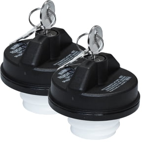 Locking Gas Cap - 2 PACK Premium Locking Fuel Cap