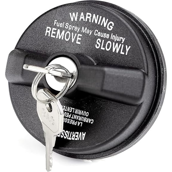 Locking Gas Cap, Lock Fuel Cap For Jeep Wrangler JK TJ, Liberty, Cherokee, Compass, Grand Cherokee, Commander, Patriot & Dodge Ram 1500 2500,Journey,Caravan,Charger,Challenger,Dakota,Durango,Avenger