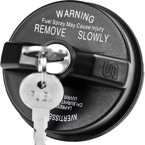 Locking Gas Cap,Lock Fuel Cap Replace 5278655AA For 2000-2020 Dodge Jeep Chrysler - Ram 1500 2500 3500, Journey,Caravan,Charger,Dakota,Durango & Jeep Wrangler JK TJ, Liberty & Chrysler 200 3P00