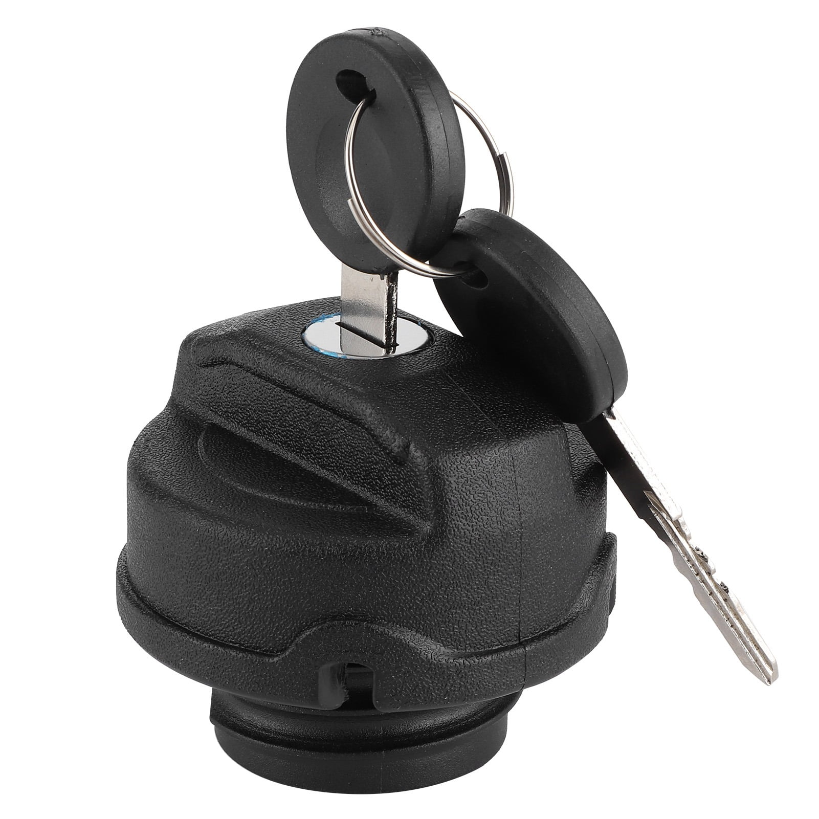 Locking Gas Cap, Lock Fuel Cap for Beetle/Polo/Caddy with 2 Keys Fuel Tank Filler Cap Black ABS