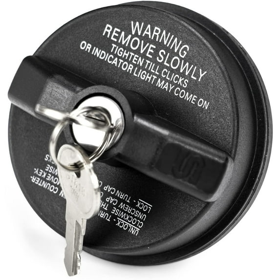 Locking Gas Cap, Premium Lock Fuel Cap Compatible With Chevy GMC Silverado Cruze Express Malibu Colorado Suburban Tahoe Equinox Terrain Sierra Savana Acadia Acura Buick Cadillac Lexus And More