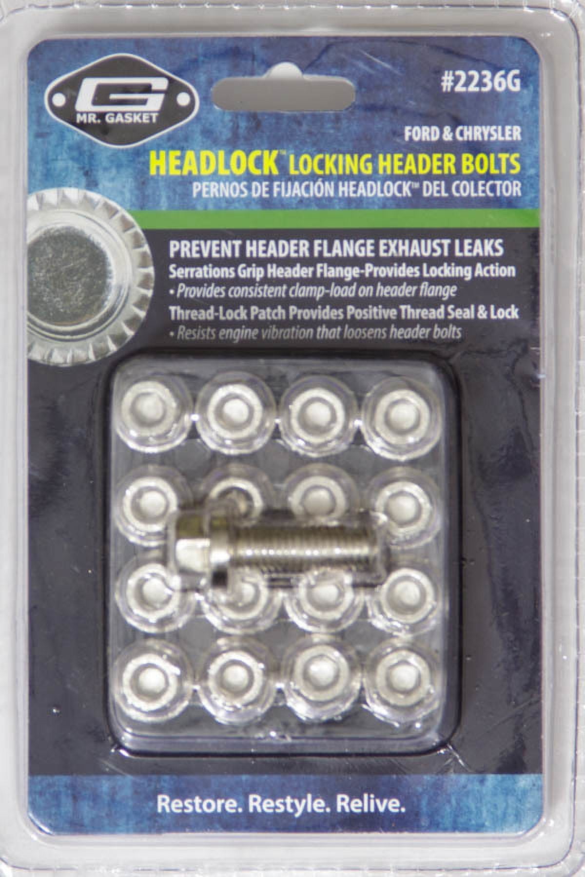 Mr. Gasket Header Bolts (16pk) 2231G Mr. Gasket Header Bolts (16pk) 2231G