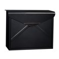 thumbnail image 1 of Locking Mailboxes Wall Mounted Horizontal Box Large Capacity Black, 1 of 8