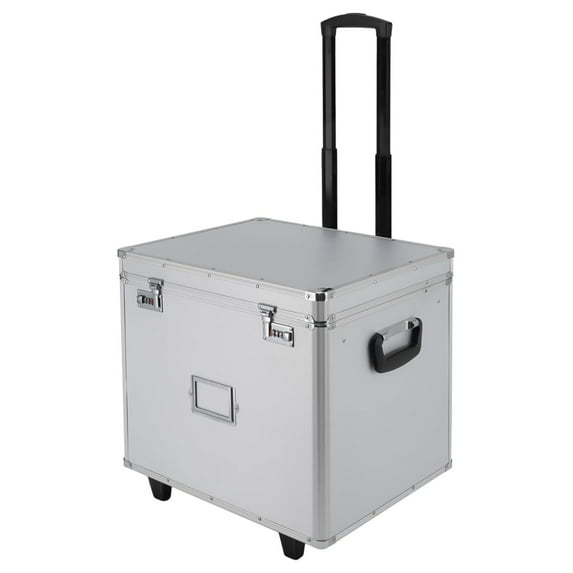 Locking Mobile Business Case, Portable Locking File Storage Box ...